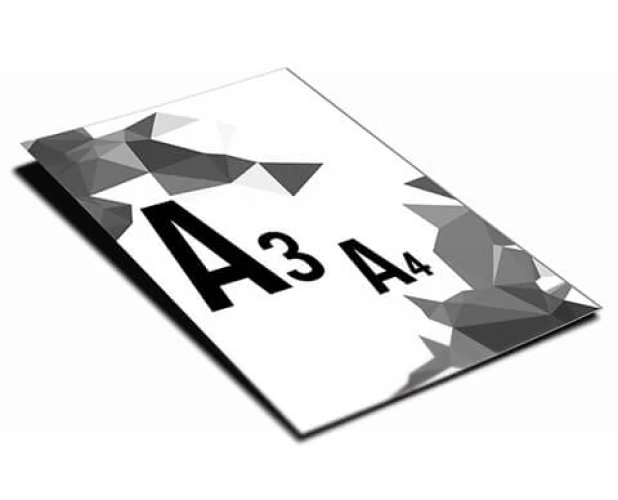Imagine produs Print A4 si A3 alb negru